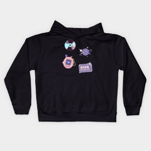 Y2k Digital Cyber Aesthetic Kids Hoodie